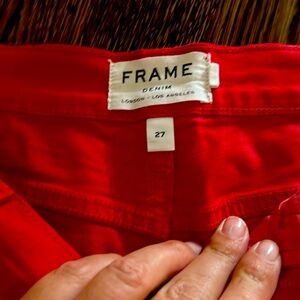 Frame red shorts